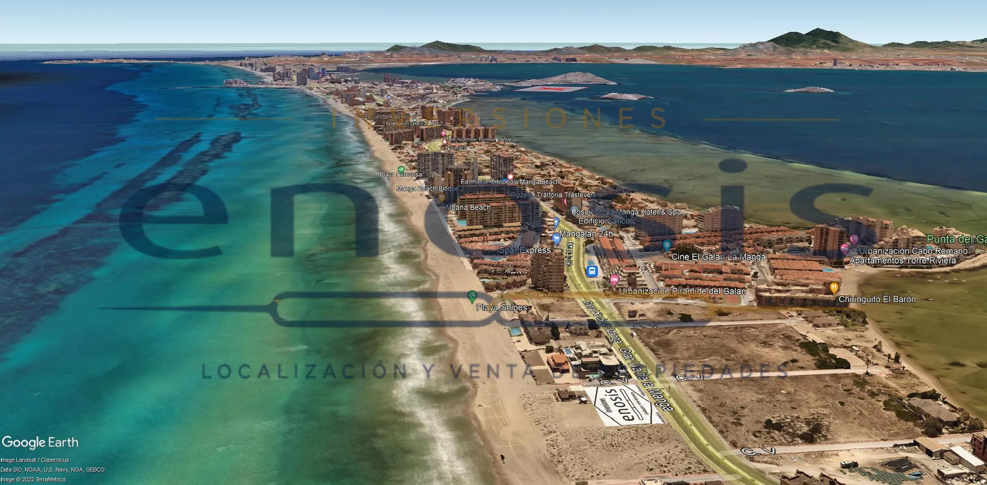 Oportunidad de inversión en suelo residencial en La Manga del Mar Menor