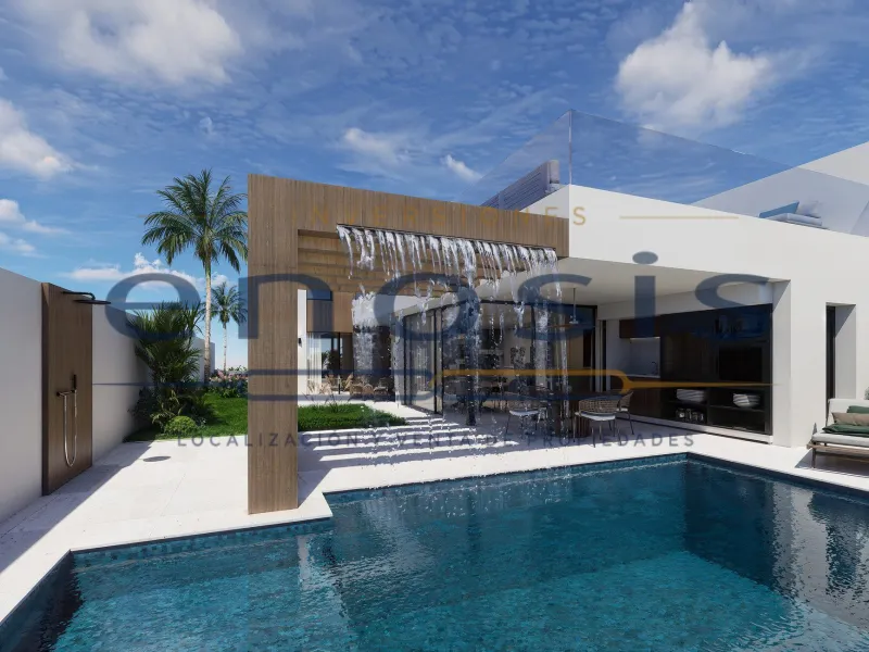 Exclusiva villa en primera línea de lago en Santa Rosalía